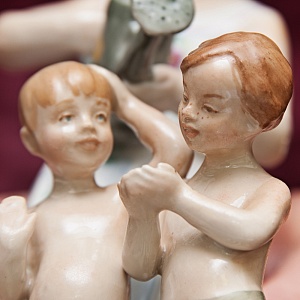 Авторская Фарфоровая Статуэтка «В жаркий полдень», ДФЗ - Дулево, СССР -1962 год. 