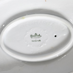 Большая Фарфоровая статуэтка «Бегущий конь. Арабский жеребец», ROSENTHAL Германия. 