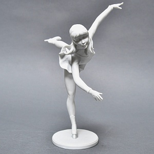 Редкая! Статуэтка «Фигуристка - Танец на льду», Бисквитный фарфор Kaiser, Германия -1979 год.