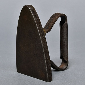 Антикварный Коллекционный Манжетный Чугунный Утюг Англия, конец ХIХ века.