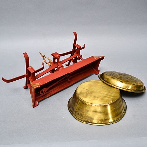 Антикварные Чугунные Бытовые Кухонные Весы на 10 кг. Франция начало ХХ века! 