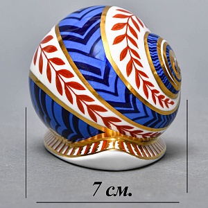 Коллекционное Пресс - Папье, Фарфоровая Статуэтка «УЛИТКА», Royal Crown Derby, Англия, 80-е гг. 