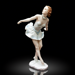 Большая Авторская Фарфоровая Статуэтка «БАЛЕРИНА» ROSENTHAL Германия -1954 год.