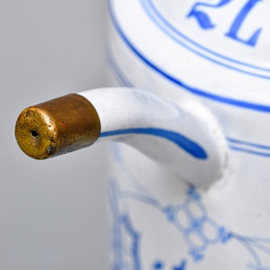 Антикварный Эмалированный Бидон - Канистра для Бензина на 2 литра. Германия 1914 год.