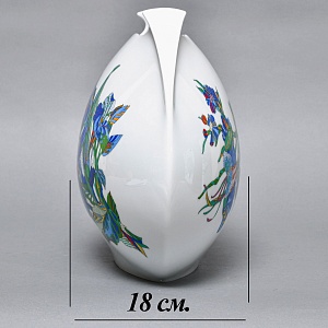 Декоративный комплект - Две Вазы и Блюдо из коллекции TASCA, Фарфор Rosenthal Германия, 80-е годы.