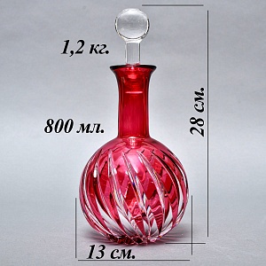 Хрустальный Графин «Niroby» на 0,8 литра, NACHTMANN Германия, 70 -е годы ХХ века.