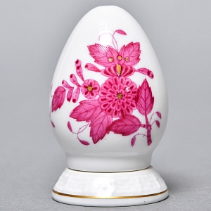 Набор для завтрака - три Пашотницы и Солонка «APPONYI PURPUR», Фарфор HEREND Венгрия. 