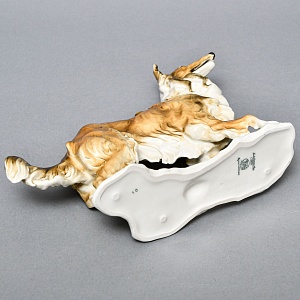 Редкость! Фарфоровая Статуэтка «Собака - Колли», Hutschenreuther, Германия -1965 год.