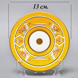 Антикварная Кофейная пара «Гриффоны», Фарфор Dressel & Kister Passau Германия, 1900 - 1922 годы. 