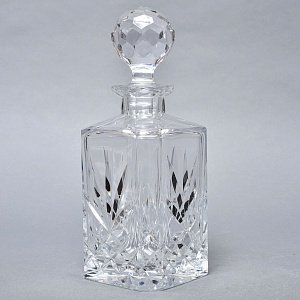 Коллекционный Хрустальный Графин - Штоф «GOLF», Англия, 70 -е годы ХХ века.