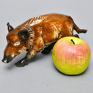 Коллекционная Фарфоровая статуэтка «Охота. КАБАН», Goebel Германия, конец ХХ века.