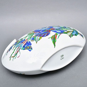 Декоративный комплект - Две Вазы и Блюдо из коллекции TASCA, Фарфор Rosenthal Германия, 80-е годы.