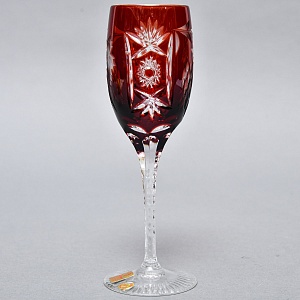 Набор 6-ть Фужеров серия «Prosecco - Виноград» Цветной Хрусталь, NACHTMANN Германия, 60-е гг.