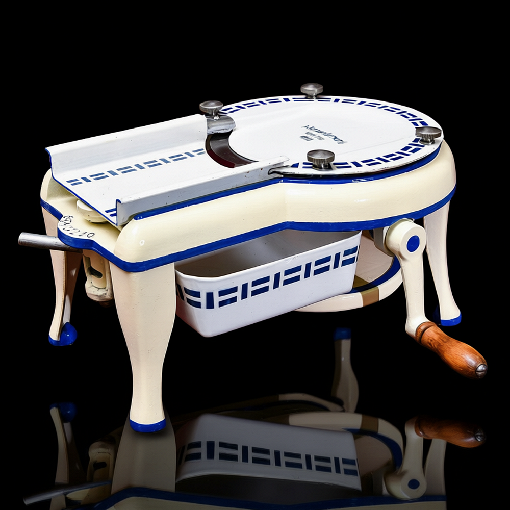 Антикварный Чугунный Ручной Циркулярный Нож  - Слайсер, Alexanderwerk Германия.