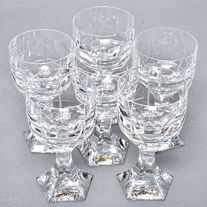 Редкость! Хрустальные Бокалы - Фужеры для Вина серия «Mercury», BACCARAT, Франция, 80 -гг. 