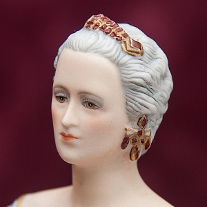 Фарфоровая статуэтка Императрица «ЕКАТЕРИНА ВЕЛИКАЯ», Franklin Porcelain, США - 1983 год.
