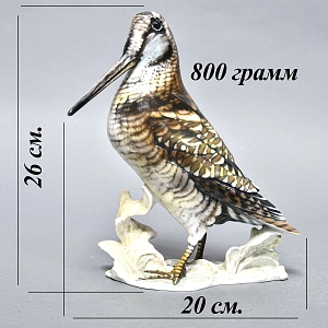 Редкость! Фарфоровая Статуэтка «Птица - Бекас», ROSENTHAL Германия - 40 -е годы ХХ века.