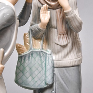  Коллекционная Фарфоровая статуэтка «Сплетницы», Lladro / Лядро Испания, 1978 - 1985 годы.