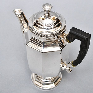 Винтажный Металлический Кофейник - Чайник на 1 л. Silverplated, Christofle Франция. 