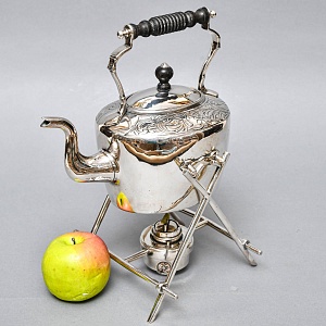 Старинная Бульотка - Чайник, GOLDSMITH & SILVERSMITH Сompany Ltd. Англия начало ХХ века.