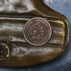 Авторская Бронзовая Статуэтка «Красноармеец в дозоре», Россия конец ХХ - начало ХХI веков. 