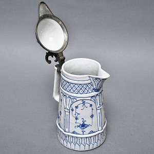 Антикварный Фарфоровый кувшин для пива, Bremer & Liebmann Германия, конец XIX - начало ХХ веков.