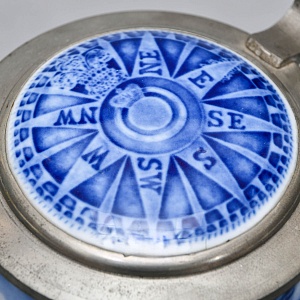 Коллекционная Пивная Кружка «Фрегат „Герб Бремена“ у родного порта, 1650 год», Berlin Design Германия -1976 год.