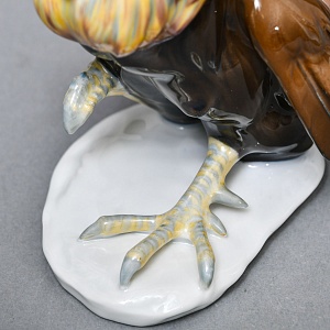 Коллекционная Фарфоровая статуэтка «Бойцовый Петух», ROSENTHAL Германия, середина ХХ века. 