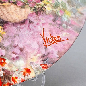 Коллекционная Фарфоровая тарелка «Детство. Наш сад», Wedgwood Англия - 1983 год. 