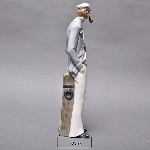 Коллекционная Фарфоровая статуэтка «Отважный капитан», Lladro Испания, 1971 - 1974 годы. 