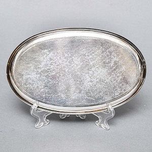 Винтажный Набор Соусников на подносе Silverplated, Англия - середина ХХ века. 