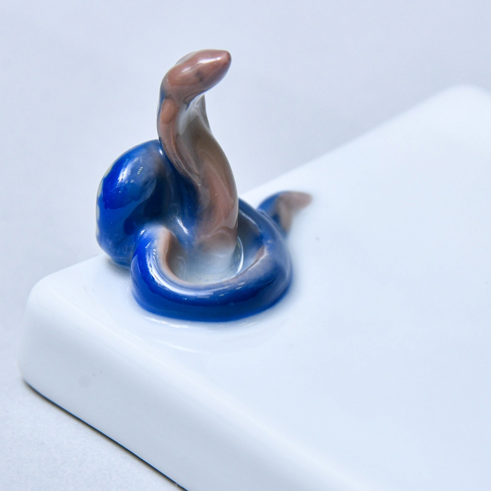 Редкость! Антикварная Фарфоровая статуэтка «Заклинательница змей», ROSENTHAL Германия -1919 год.