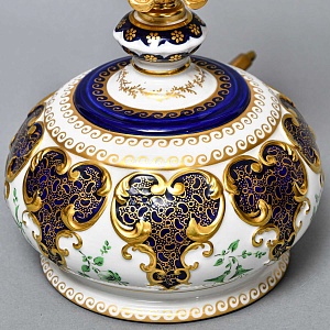 Настольная Электрическая  Лампа - Светильник, фарфор Giulia Mangani Италия, середина ХХ века. 