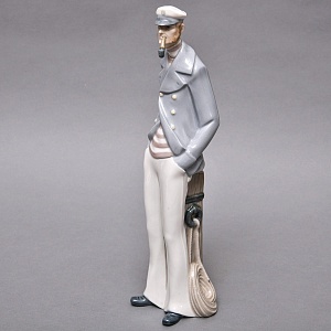 Коллекционная Фарфоровая статуэтка «Отважный капитан», Lladro Испания, 1971 - 1974 годы. 