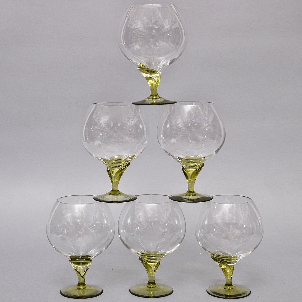 Бокалы для Коньяка «Papyrus», Хрусталь Rosenthal Studio Line, Германия -1960 - 1969 годы.