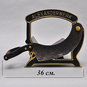 Антикварная Чугунная Ручная Хлеборезка - Слайсер - Нож, Alexanderwerk Германия.