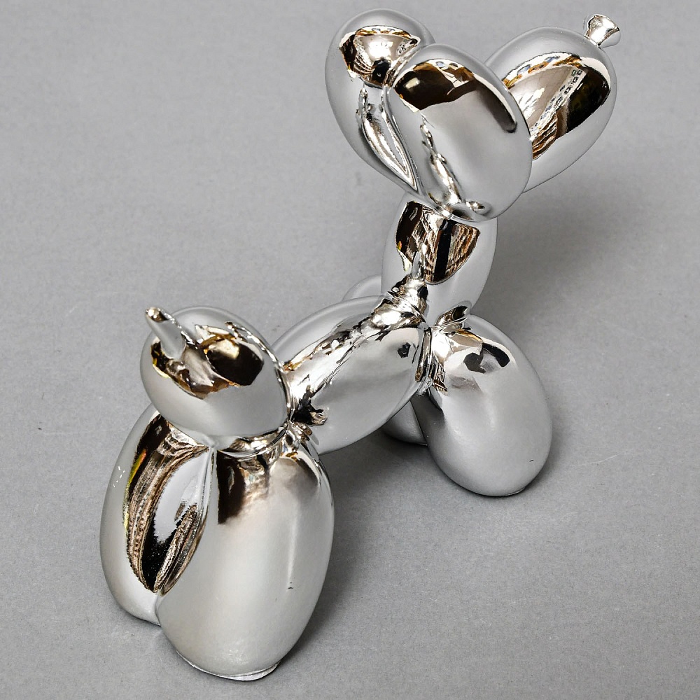 Дизайнерская фарфоровая статуэтка «Собака из воздушного шара - Balloon Dog» Jeff Koons, США - 1995 год.