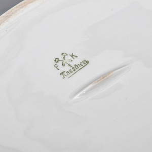 Столовый Фарфоровый сервиз «Охота» на 12 персон, Kaestner Saxonia Германия, первая половина ХХ века.