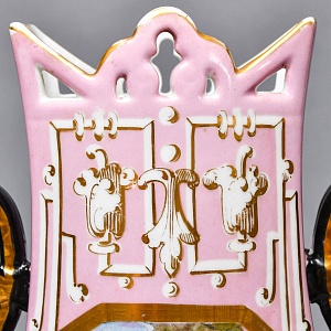 Антикварные Парные Фарфоровые Вазы «Счастливое детство», Франция, конец XIX - начало ХХ века. 