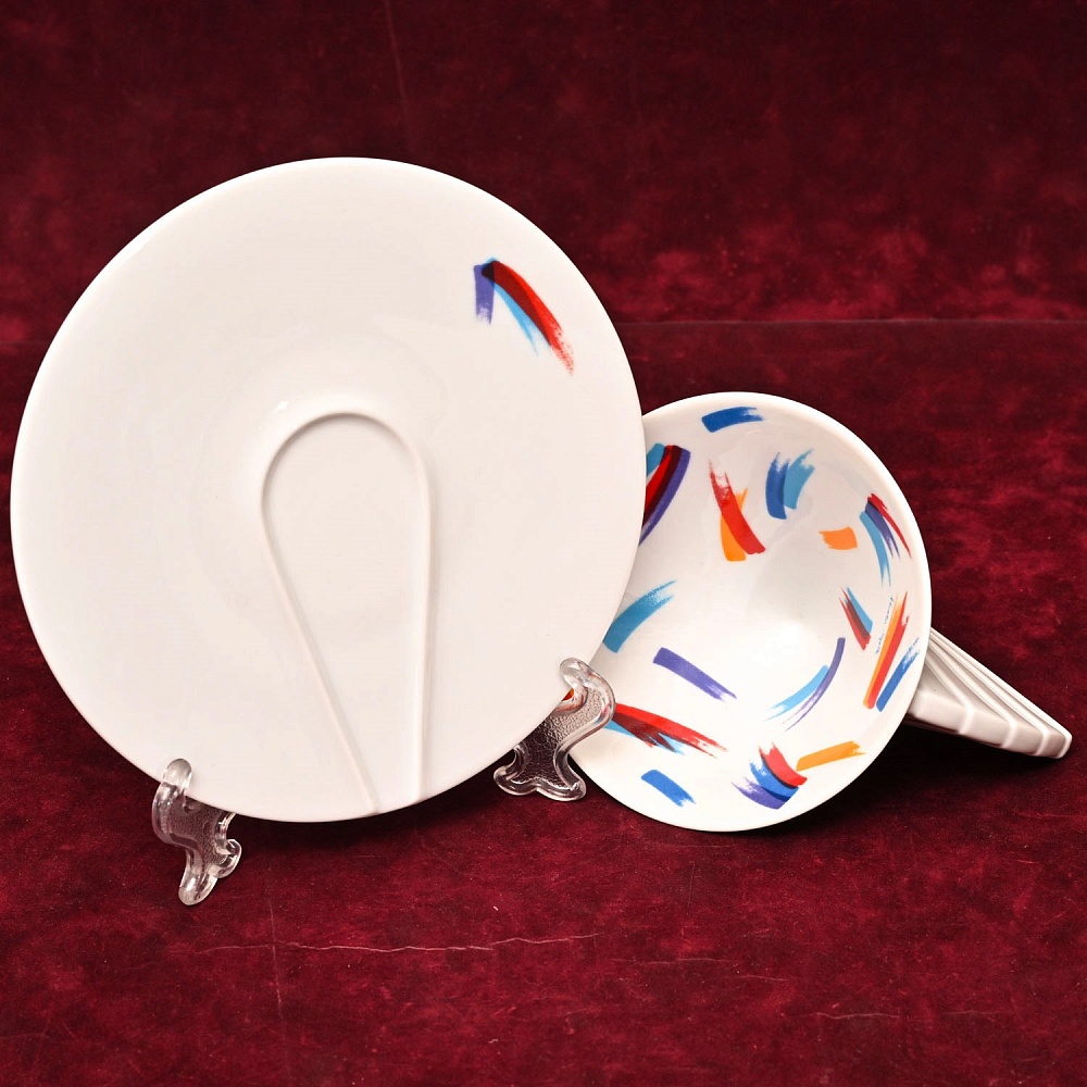 Коллекционная Авторская Чайная Пара модель nr. 6, Фарфор Rosenthal, Германия.