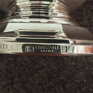 Винтажный Металлический Кофейник - Чайник на 1 л. Silverplated, Christofle Франция. 