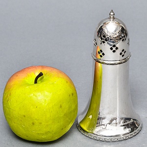 Винтажная Металлическая Баночка - Емкость для сахарной пудры, Sheffield, Англия 50 гг.