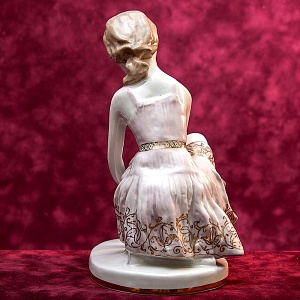 Редкость! Авторская Фарфоровая статуэтка «Юная балерина Татьяна Пилецкая», ЛФЗ СССР 1950–1960 годы. 