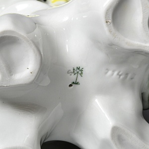 Большая Фарфоровая Статуэтка Птицы «Розовый Какаду» Н-36 см., Karl Ens Германия, первая половина ХХ века.