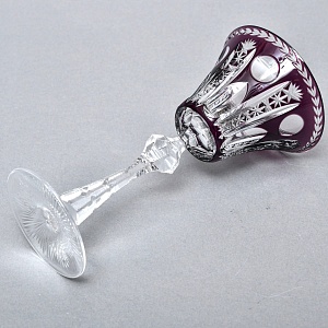 Антикварный Хрустальный Бокал для вина, Knittel FAKIRIS, Германия, конец 30-х гг.