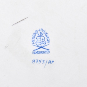 Небольшая Тарелочка - Мелочевница - Блюдечко «APPONYI PURPUR», Фарфор HEREND Венгрия. 