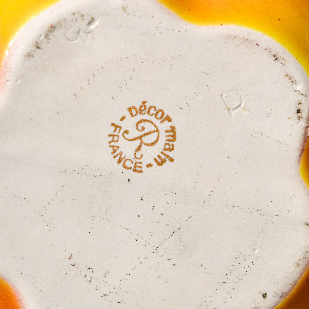 Фарфоровый Ликерный набор «ЯБЛОЧКИ» - 7 предметов, Франция, середина ХХ века. 