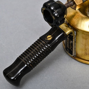 Винтажная Латунная Бензиновая Горелка - Паяльная Лампа, BARTHEL Германия -50 гг. 