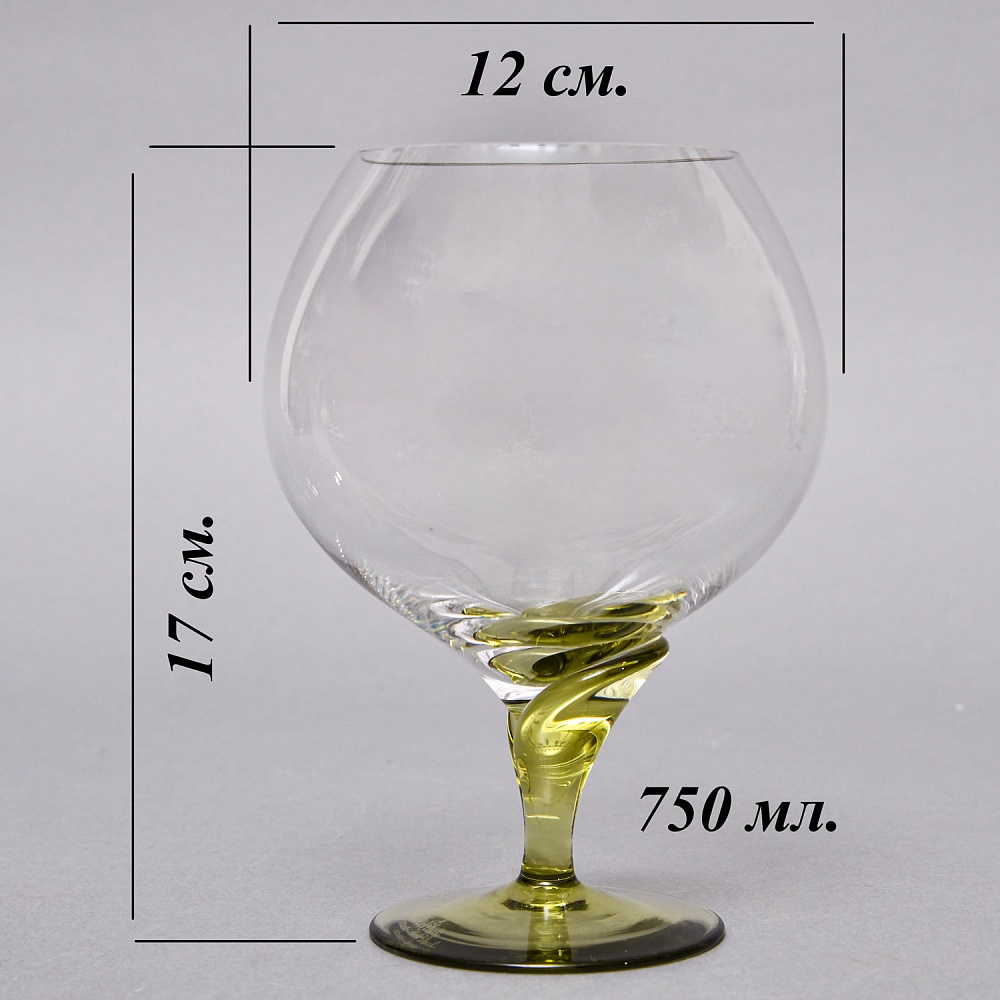 Бокалы для Коньяка «Papyrus», Хрусталь Rosenthal Studio Line, Германия -1960 - 1969 годы.