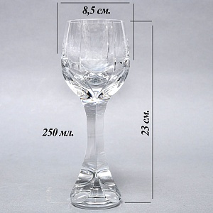 Редкость! Хрустальные Бокалы - Фужеры для Вина серия «Neptune», BACCARAT, Франция, 80 -гг. 